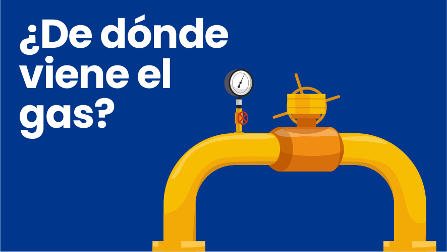 De dónde viene el gas