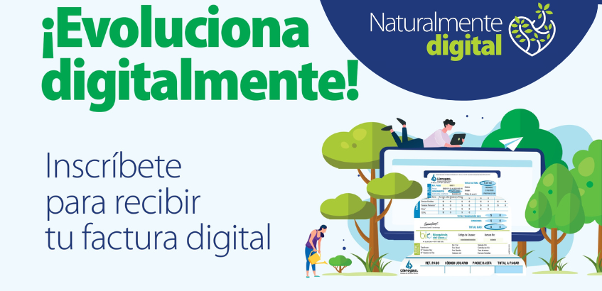 Recibe tu factura por correo banner