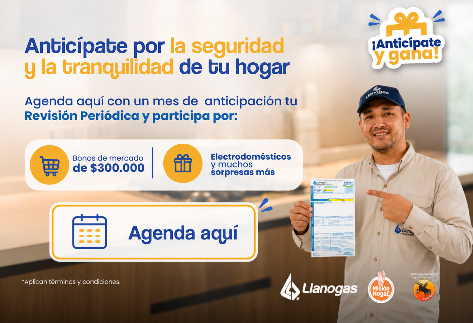 Anticípate y gana